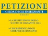 Petizione stipendi scatti gennaio 2019