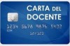 Carta docente: attiva dal 14 di settembre