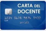 Carta docente: attiva dal 14 di settembre